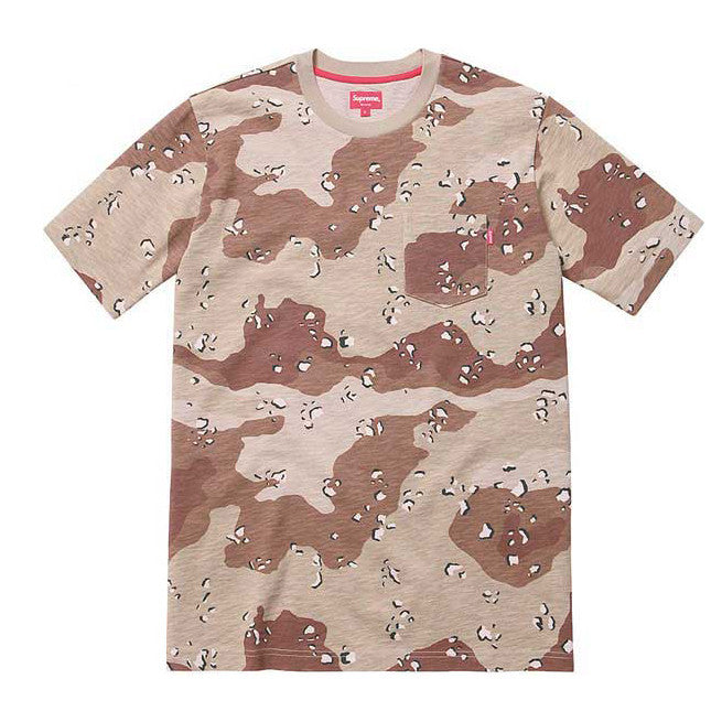 supreme camo pocket tee