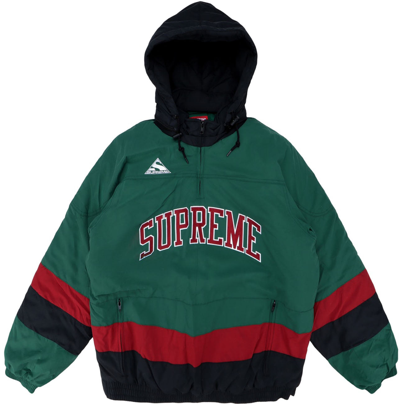 Supreme - Supreme Puffy Hockey Pullover- Dark Green – Streetwear