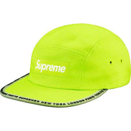 supreme worldwide visor tape camp cap