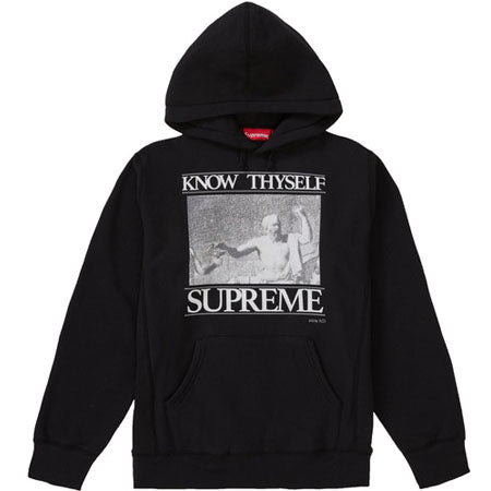 supreme know thyself hoodie