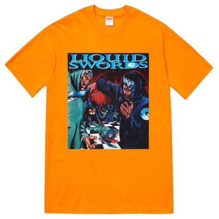 Supreme Liquid Swords Tee- Bright Orange