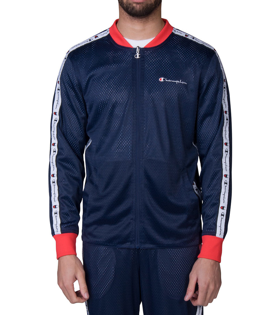 CHAMPION REVERSIBLE MESH JACKET- NAVY 