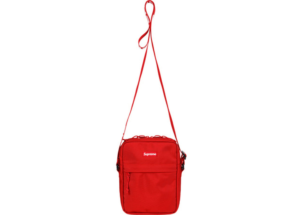 red supreme shoulder bag ss18