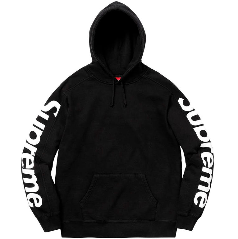 Supreme - Supreme Sideline Hooded Sweatshirt- Black – Streetwear