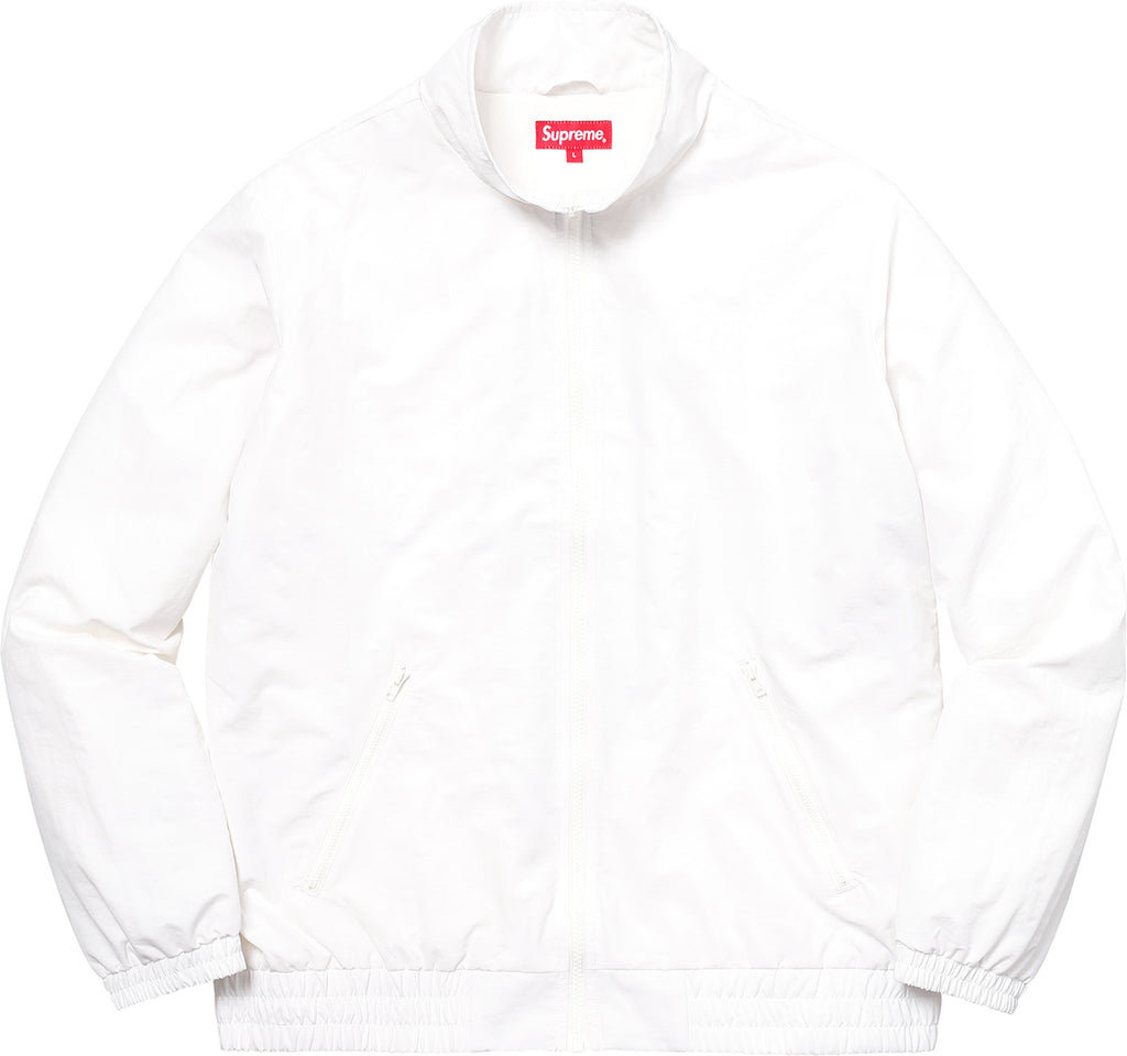 supreme arc track jacket white