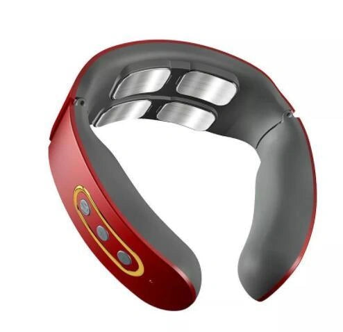 USB-powered cervical spine electric hot compress neck protector with 4 massage heads