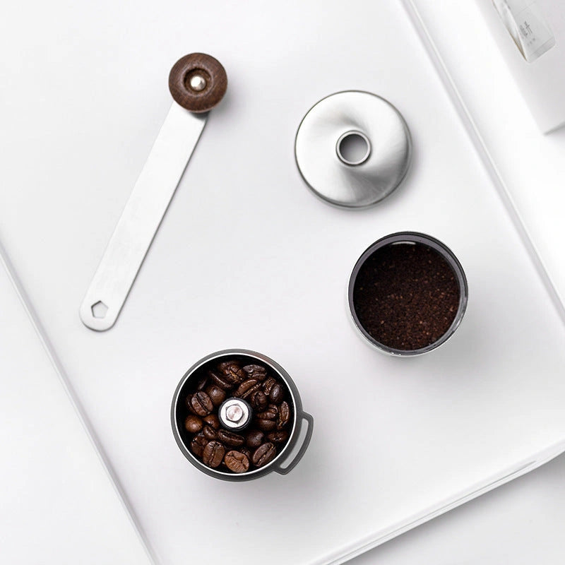 Portable Hand Coffee Machine with 304 Stainless Steel Grinder