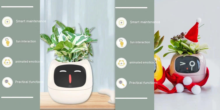 Smart Planter with 7 Sensors and AI for Easy Plant Care
