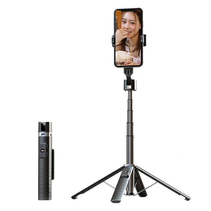 Quadrupod Double Fill Light Selfie Stick with Bluetooth 4.2