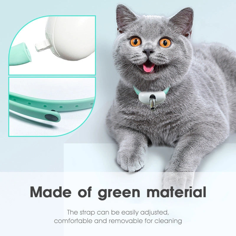 Smart Laser Teasing Cat Collar with USB Charging for Interactive Play