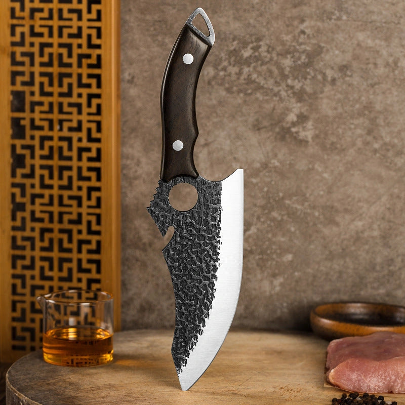 T6 Crocodile Multi-Function Kitchen Knife with Forged Steel Blade