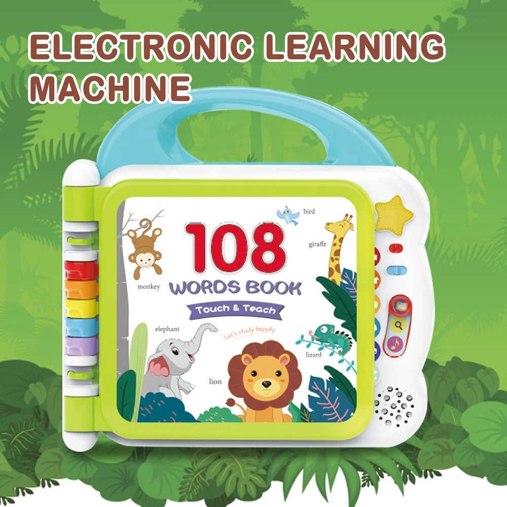 Educational English Kids Intelligent Book Learning Machine with Bluetooth