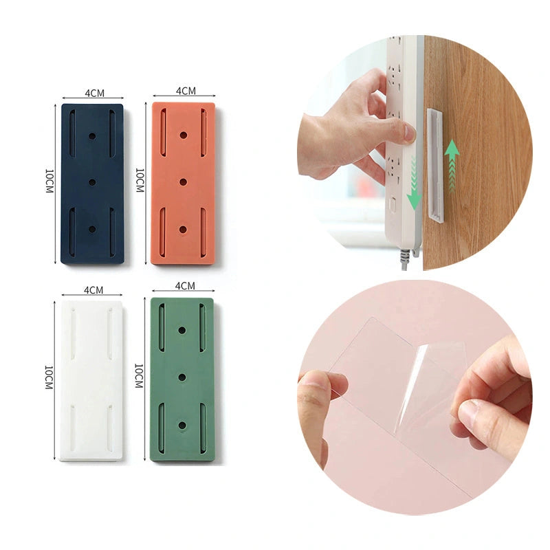 Self-adhesive Wall Hook Socket Storage Holder in Multiple Colours