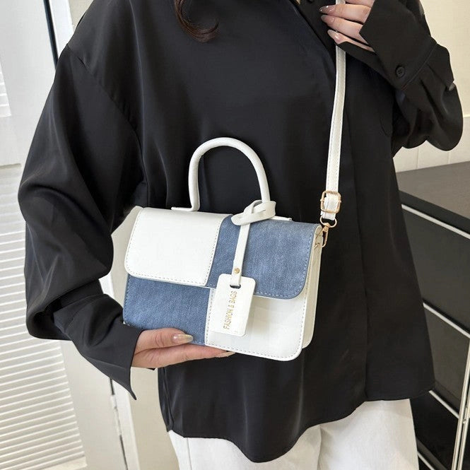 Street Trend PU Messenger Bag with Adjustable Shoulder Strap
