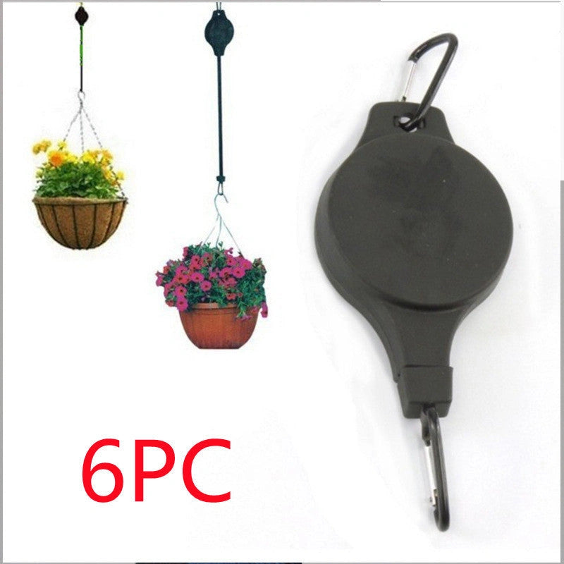 Detachable Hanging Basket Hook with 90CM Elastic Cord