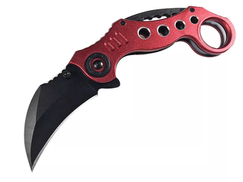 Stainless Steel Outdoor Folding Claw Knife with Space Aluminium Handle