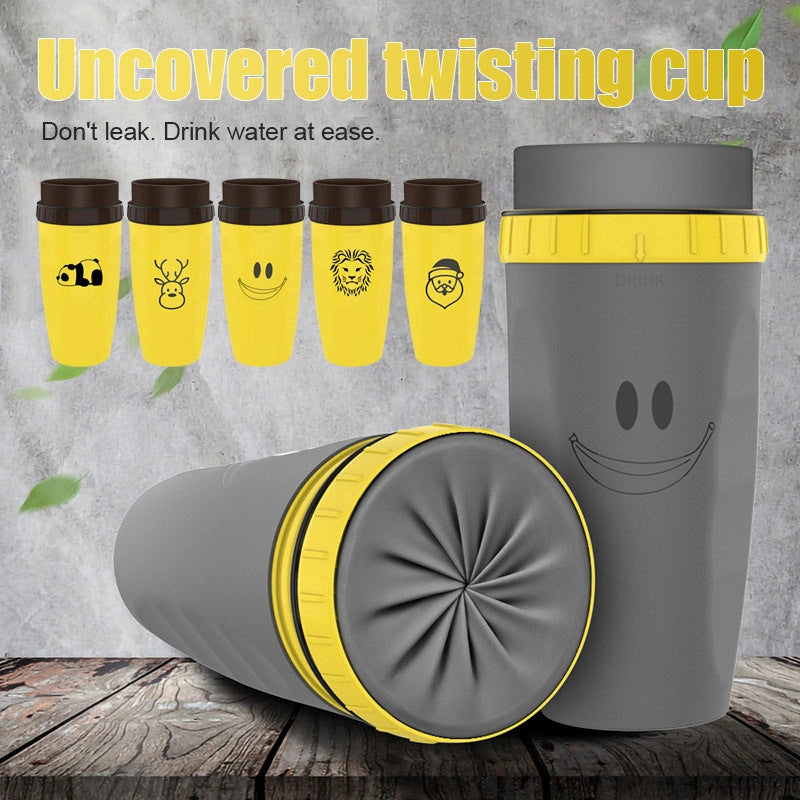 Twist Cup Travel Mug with Double Insulation and Straw Compatibility