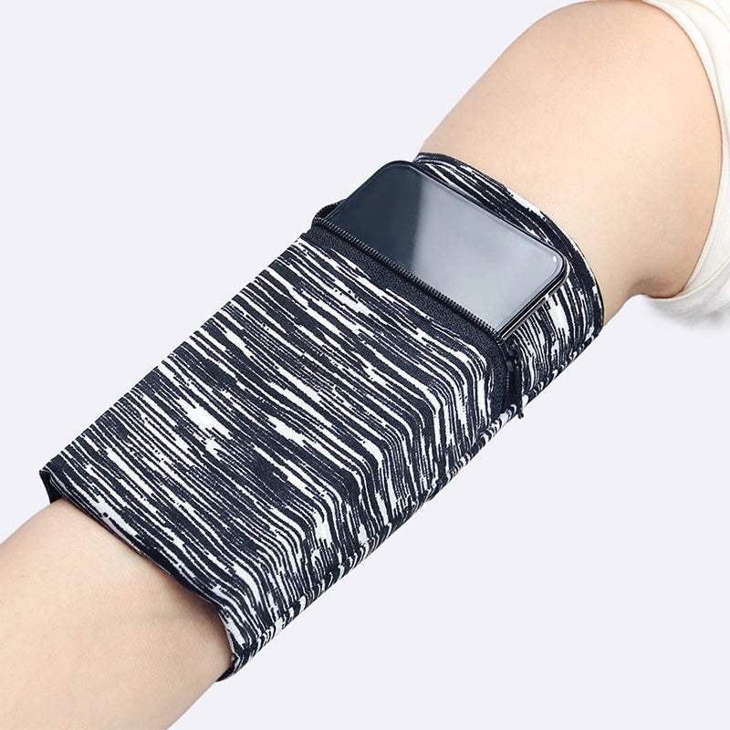 Unisex Running Mobile Phone Arm Bag with Breathable Polyester Fabric