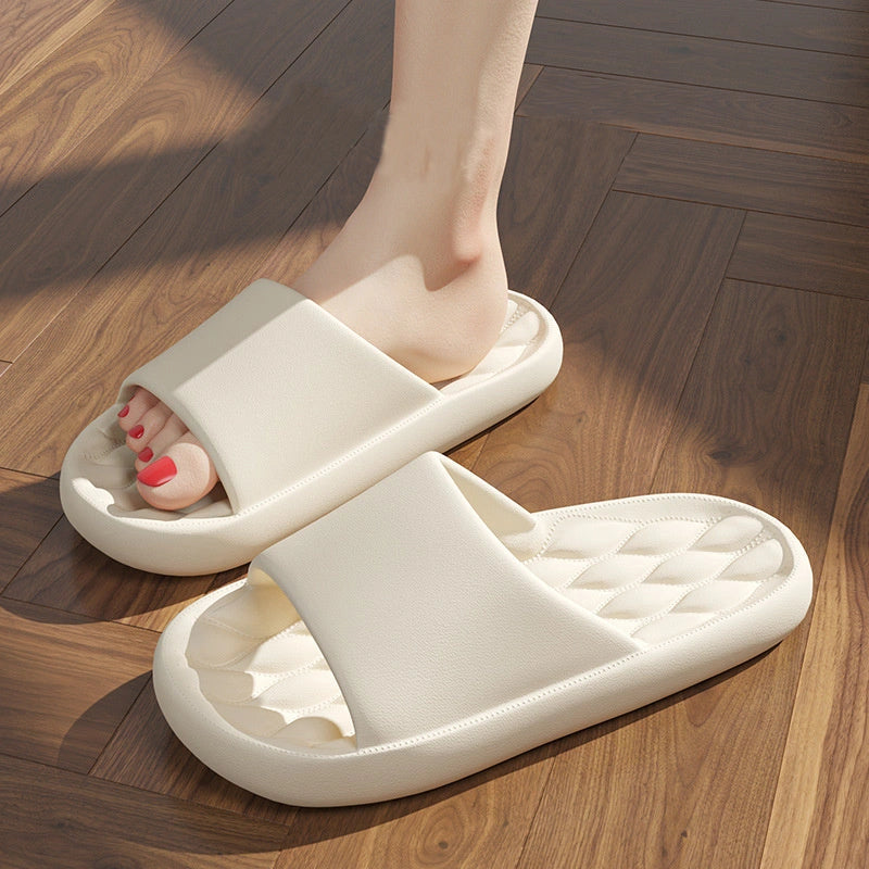 Unisex EVA Summer Slippers with Bump Texture Sole