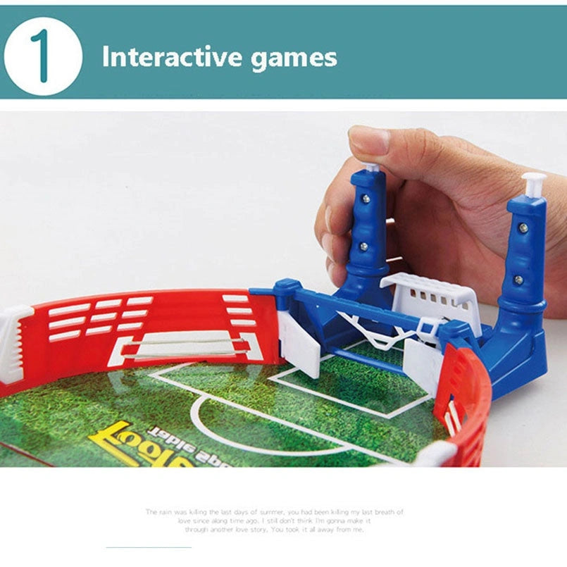 Mini Football Board Game Kit for Kids: Portable Tabletop Soccer Toy
