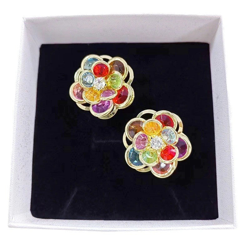 Small Flower Stud Earrings for Women - Trendy and Sweet Design