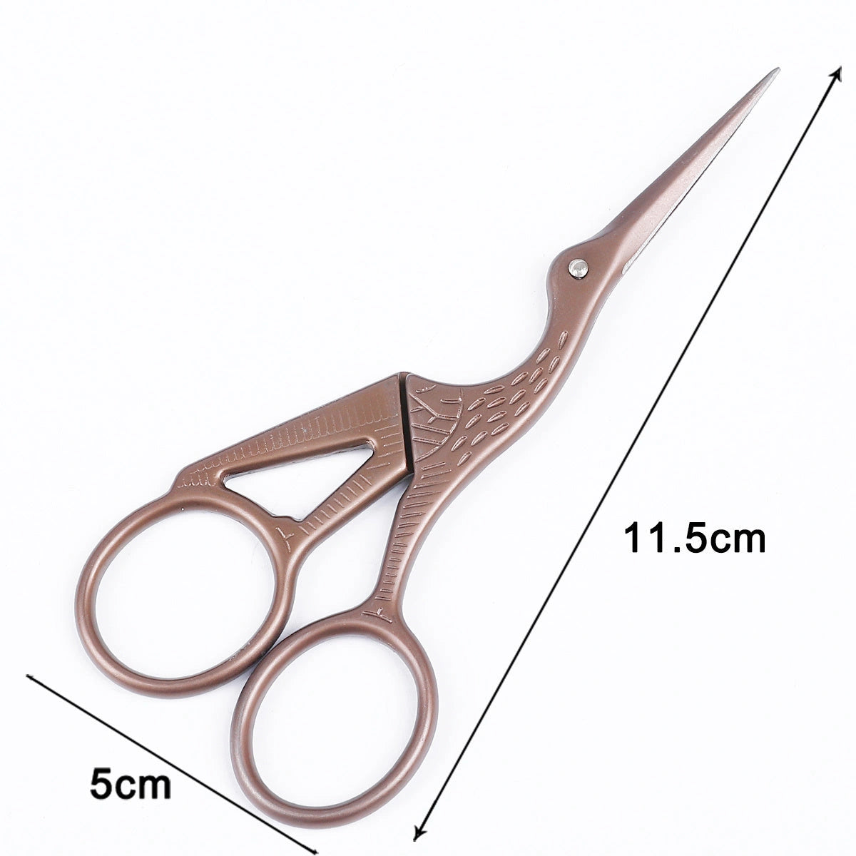 Stainless Steel Crane Embroidery Scissors