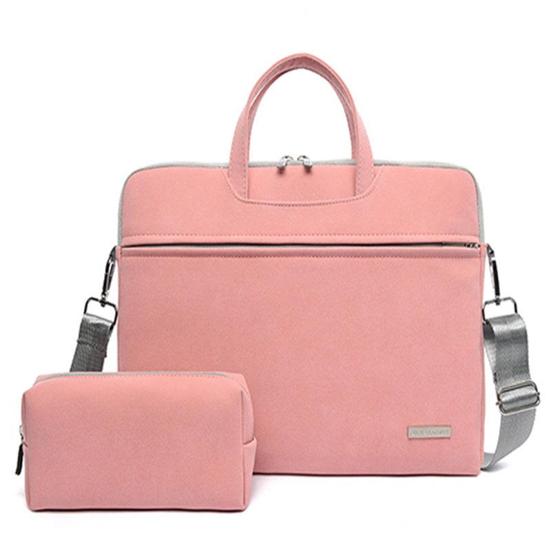 Stylish PU Leather Laptop Bag for MacBook Air 13.3 to 15.6 Inch