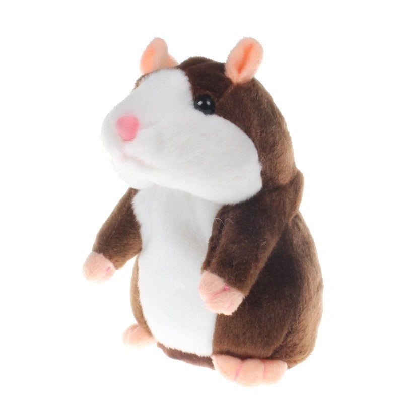 15CM Little Talking Hamster Toy with Repeat Function