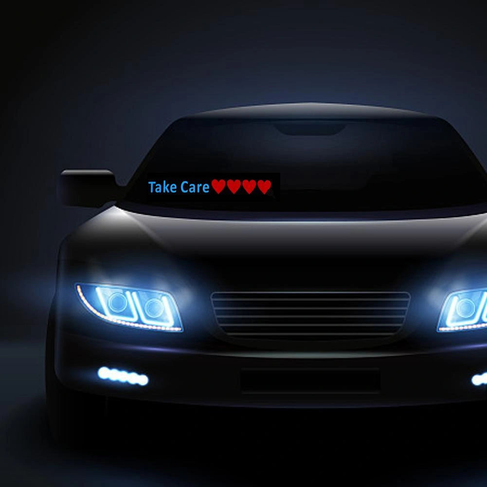 Ultra-thin LED Car Windshield Glow Panel with Uniform Brightness