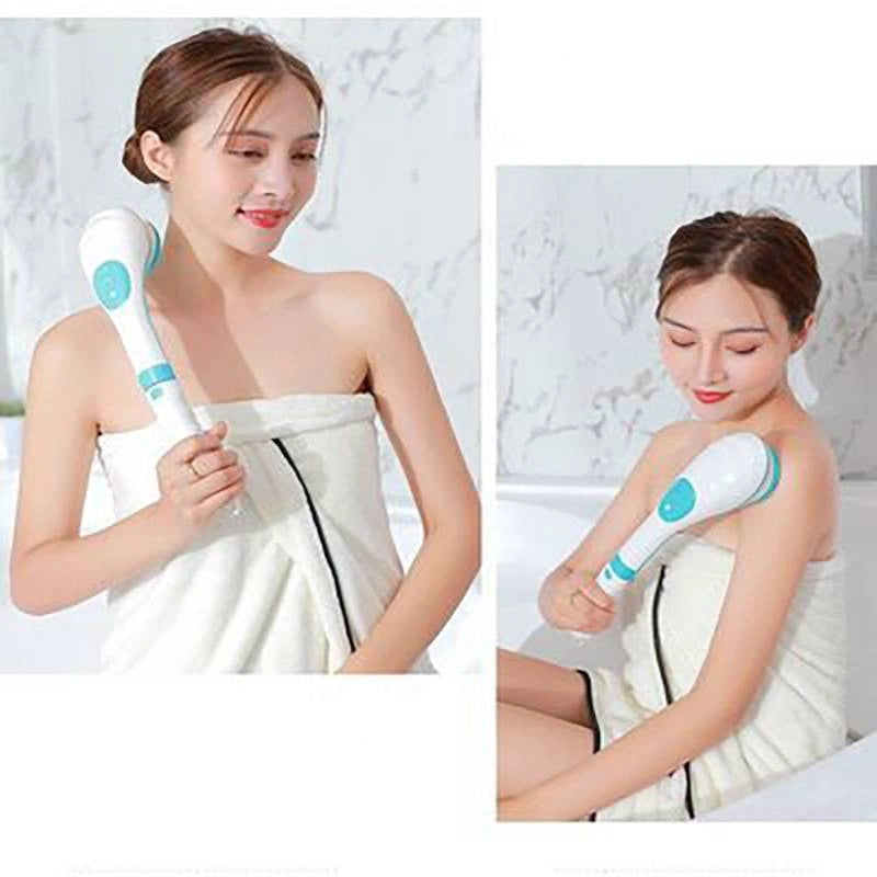 5-in-1 Electric Bath Brush with Rechargeable and Waterproof Design