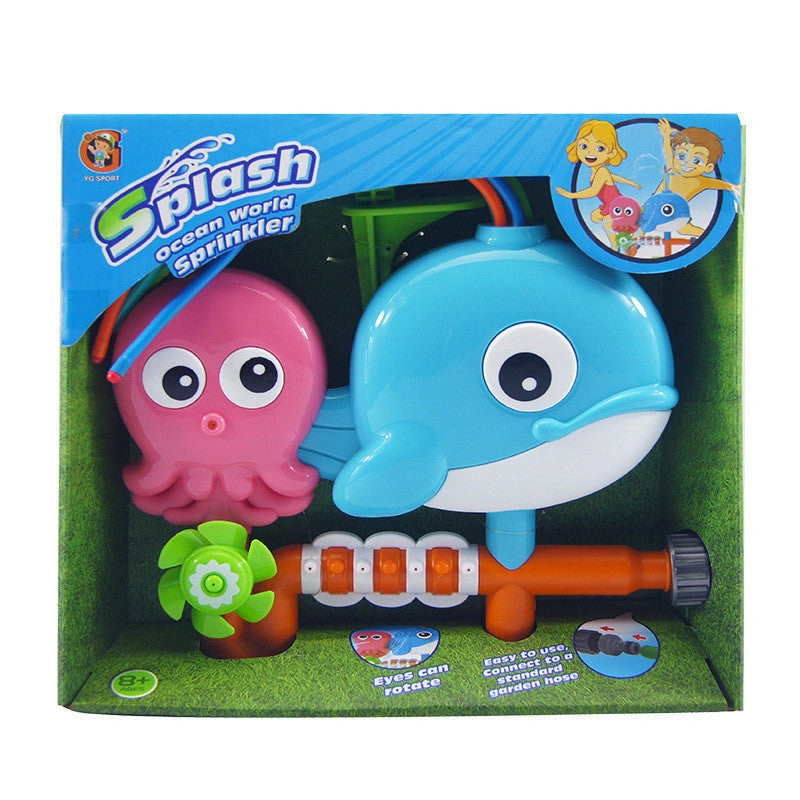 Cartoon Sprinkler Water Toy for Baby Bathroom and Outdoor Summer Play