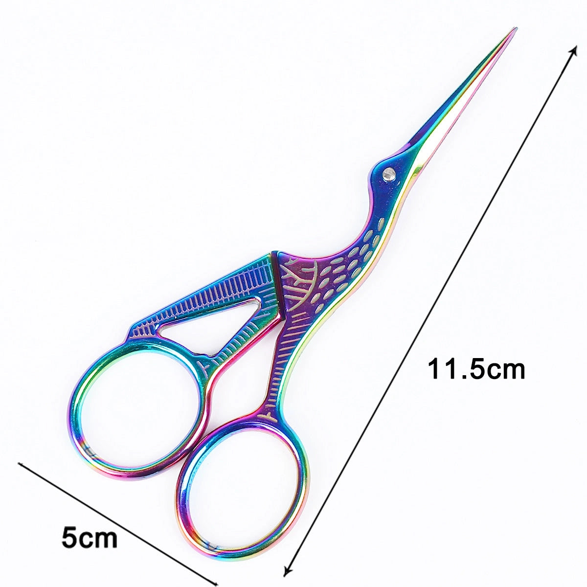 Stainless Steel Crane Embroidery Scissors