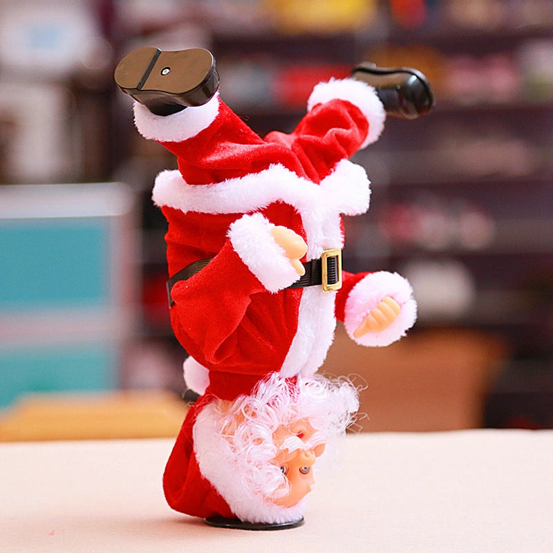 Electric Music Santa Claus Toy with Technology Sense Lamp