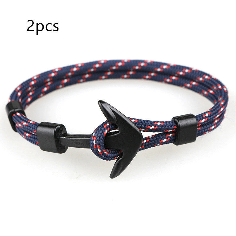 Anchor Bracelet with Hand Strap for Unisex Wear