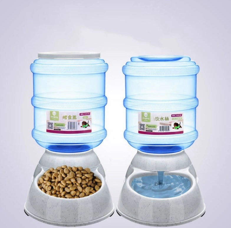 Automatic Pet Feeder and Water Dispenser with Large Capacity for Cats and Dogs