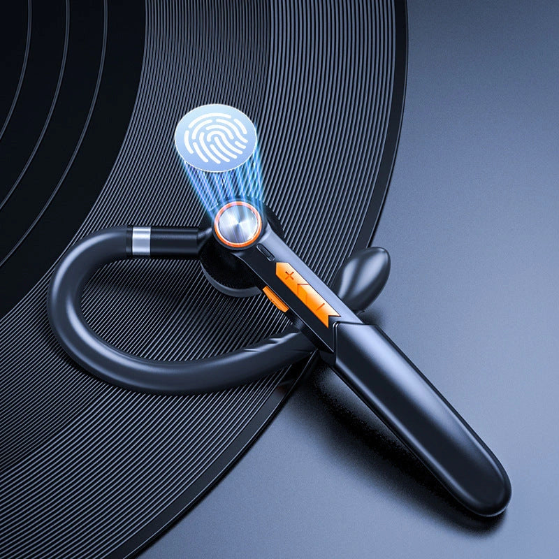 Bluetooth Headphones Compatible with Apple, Single Ear Design for Hands-Free Calls