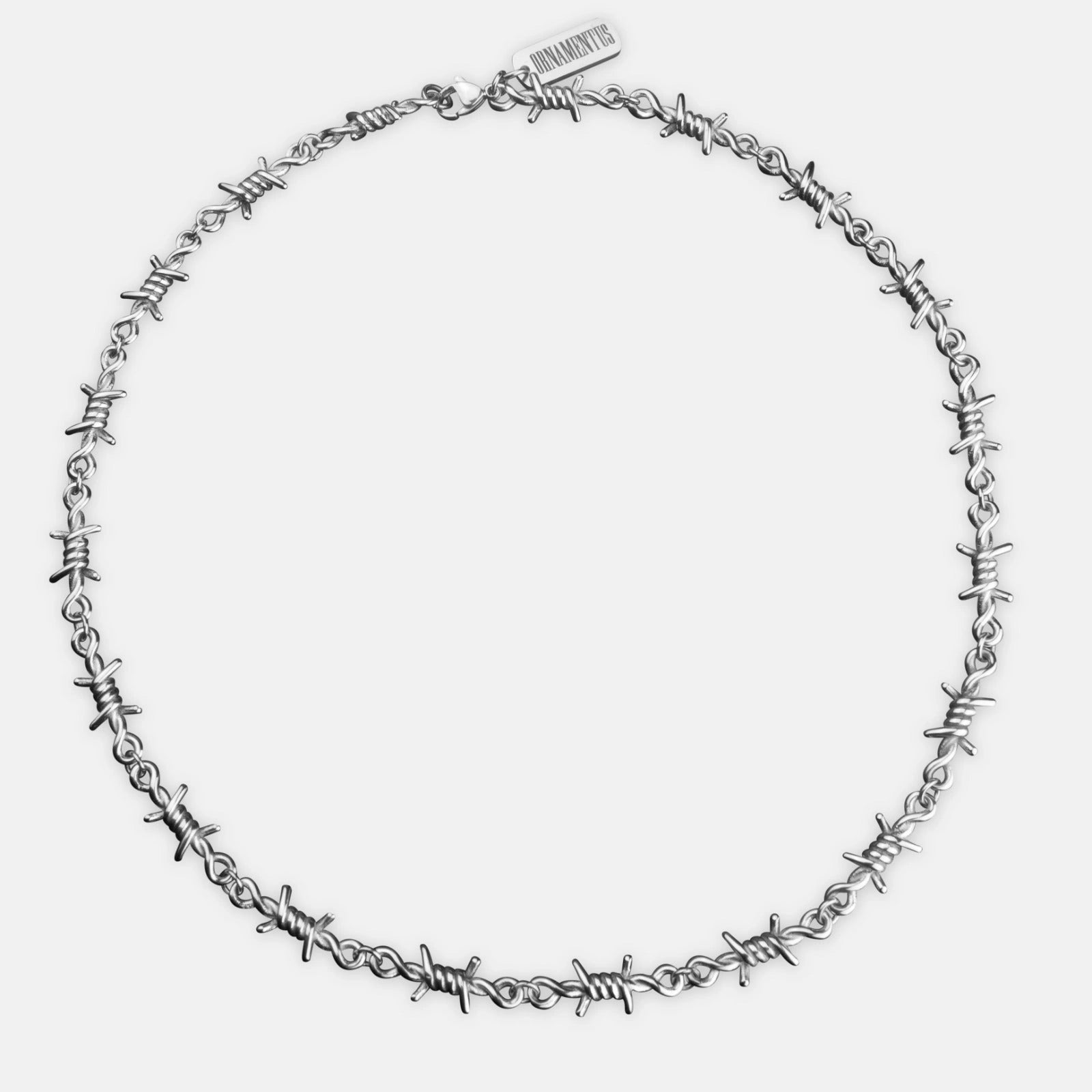 Barbed Wire Necklace with Adjustable Length Options
