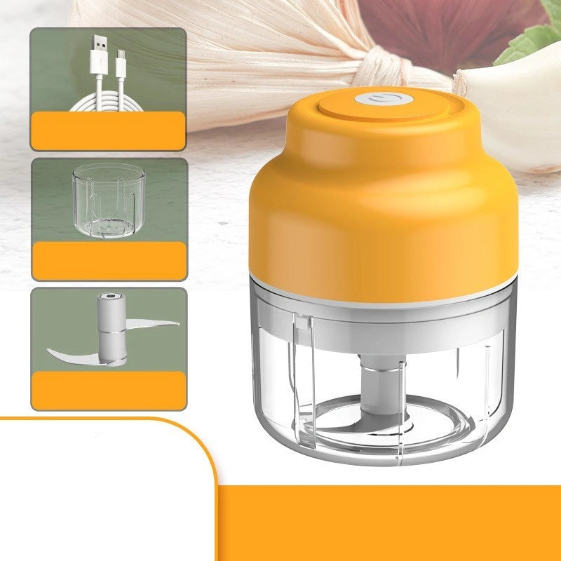 Baby Mini Cooking Machine Electric Garlic Masher with USB Charging