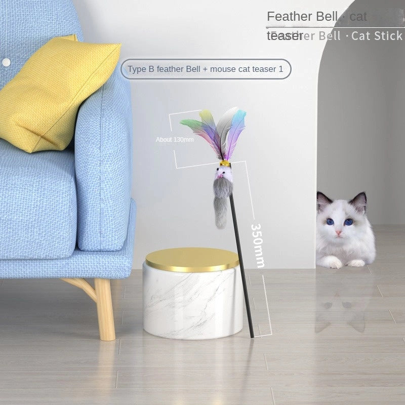 Round Cat Scratching Board with Toy Ball, Protects Furniture