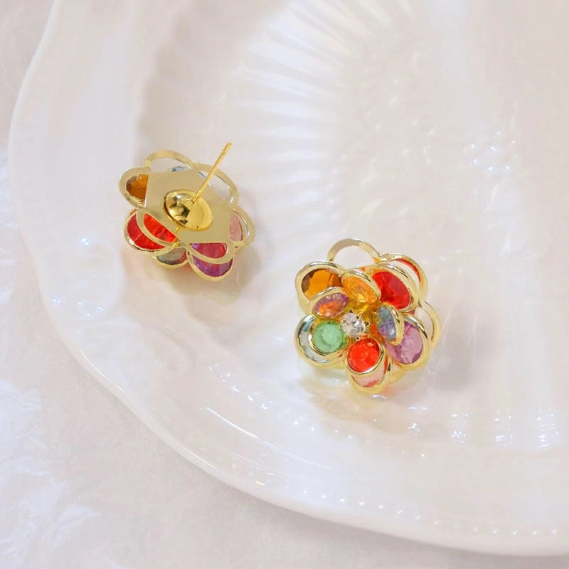 Small Flower Stud Earrings for Women - Trendy and Sweet Design