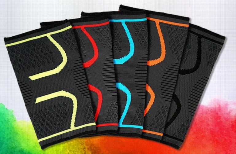 Anti-slip breathable knee support for joint health