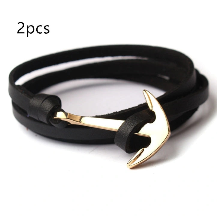 Anchor Bracelet with Hand Strap for Unisex Wear