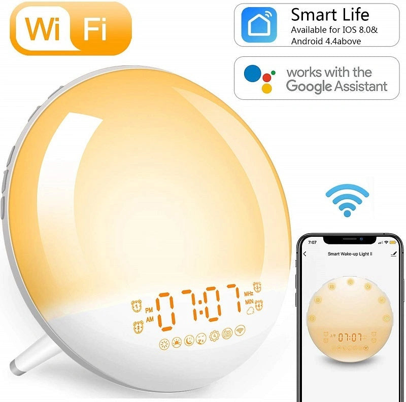 2nd Generation Smart Wake-up Light with Voice and App Control