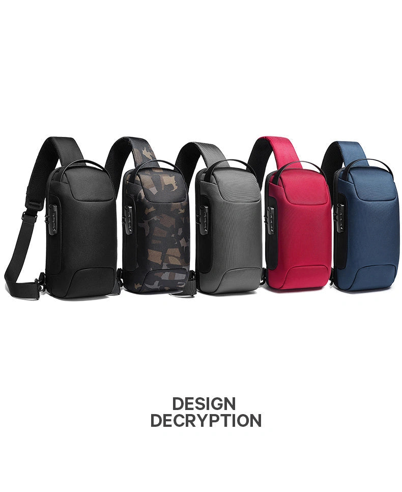 Stylish Men's Waterproof Business Messenger Bag