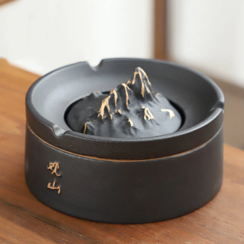 New Chinese Ceramic Ashtray for Home and Office Use