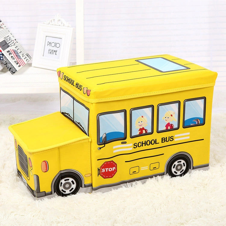 Creative Cartoon Storage Box Foldable Stool for Household Goods