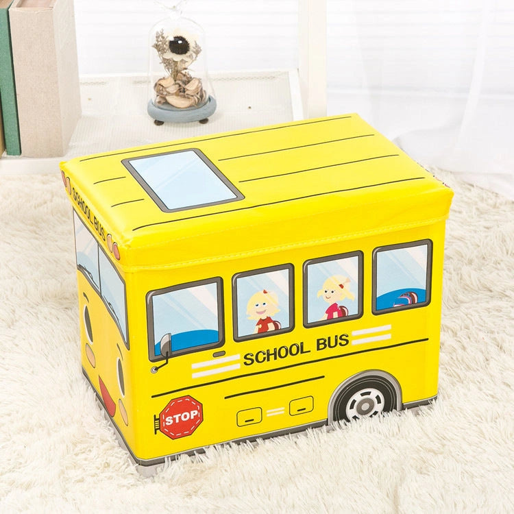 Creative Cartoon Storage Box Foldable Stool for Household Goods