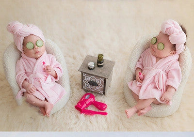 Baby Bathrobes Bath Towel Solid Colour Warm for Newborns