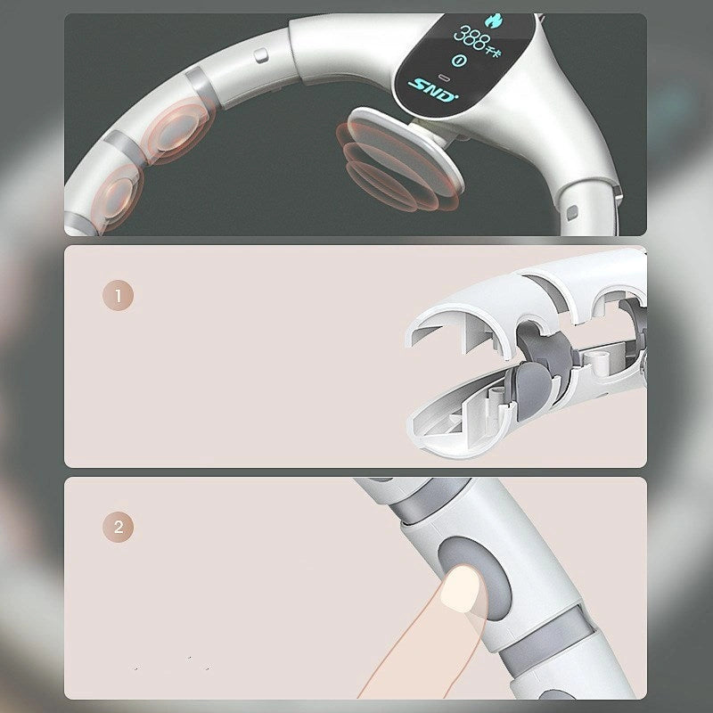 Adjustable Fitness Hoop with Smart Counting for Waist Slimming