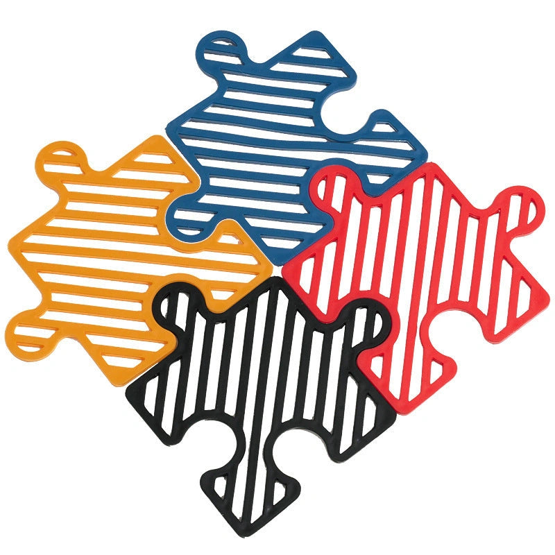Creative Household Splicing Jigsaw Insulation Pad in Various Colours